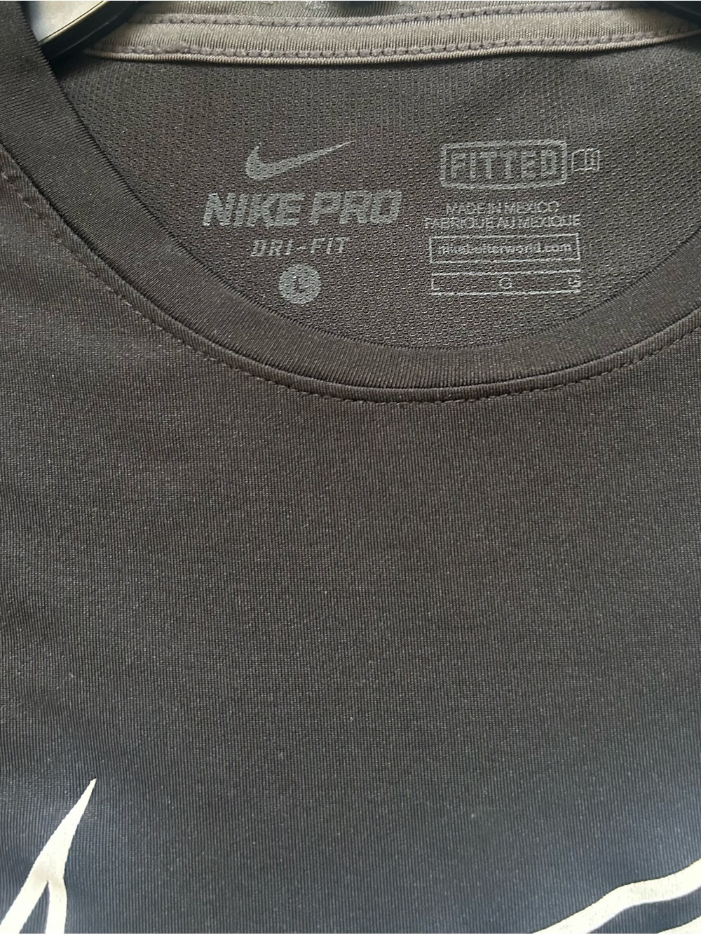 Nike Black Long Sleeve Dri-FIT Top